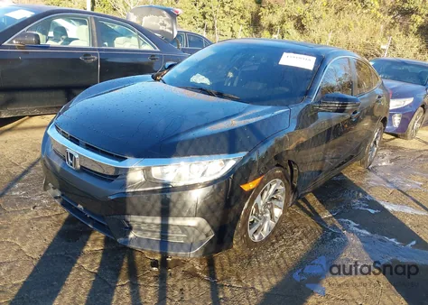 2017 Honda Civic Ex z USA, uszkodzony, nr VIN 19XFC2F78HE006391